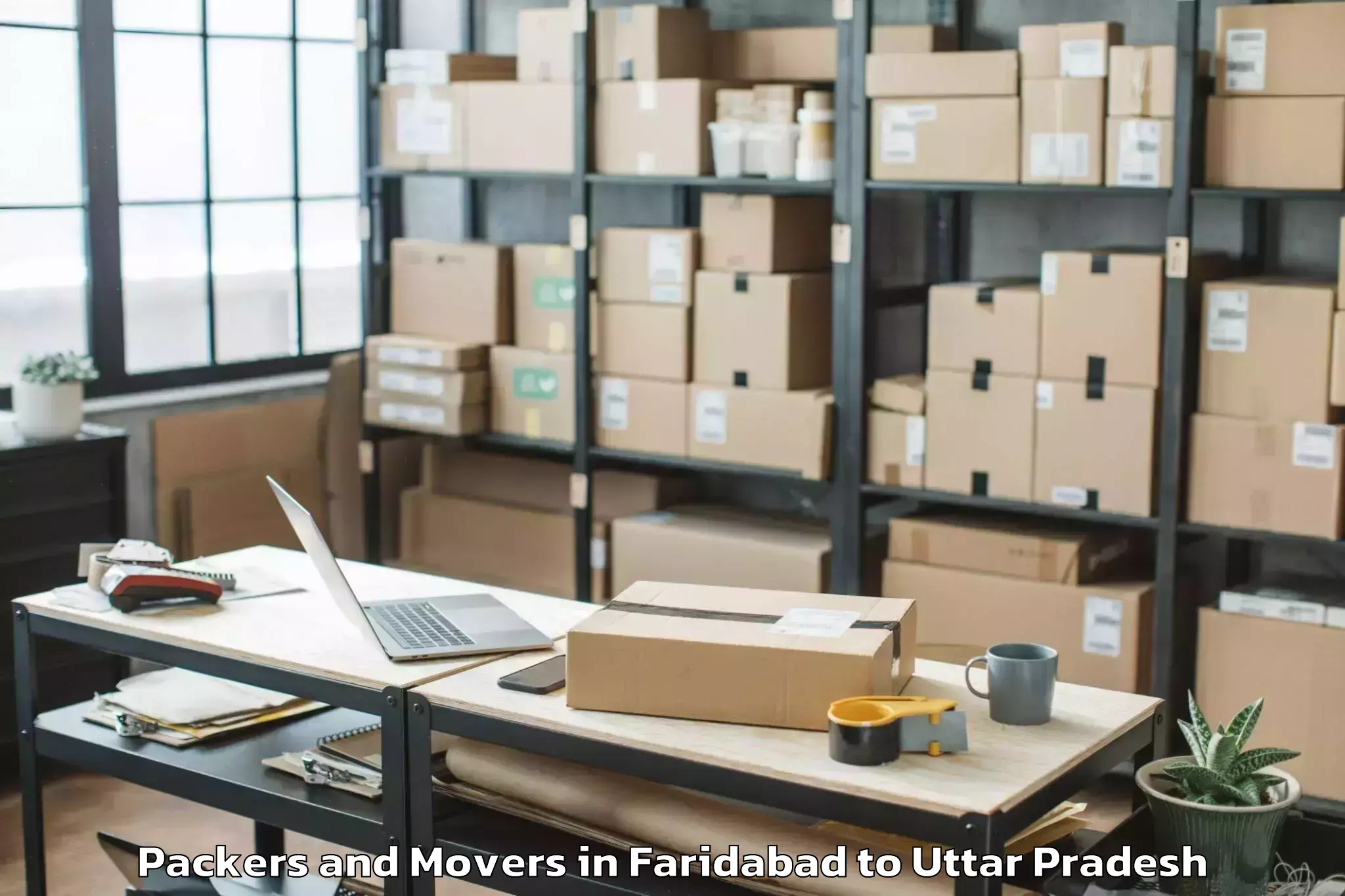 Easy Faridabad to Jasrana Packers And Movers Booking